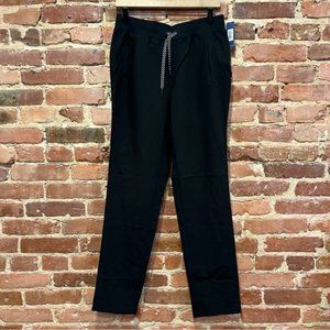 NEW Jaanuu Women's 4-Pocket Front Pleat Pant Medium Black J95144